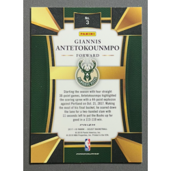 Giannis Antetokounmpo 2017-18 panini Select concourse Prizm Scope