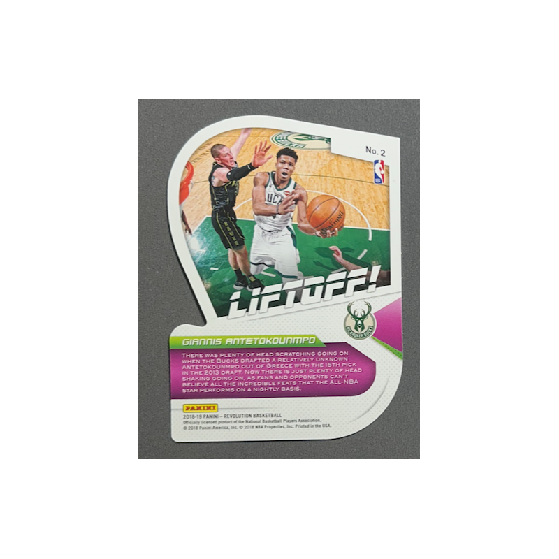 Giannis Antetokounmpo 2018-19 Panini Revolution Liftoff!