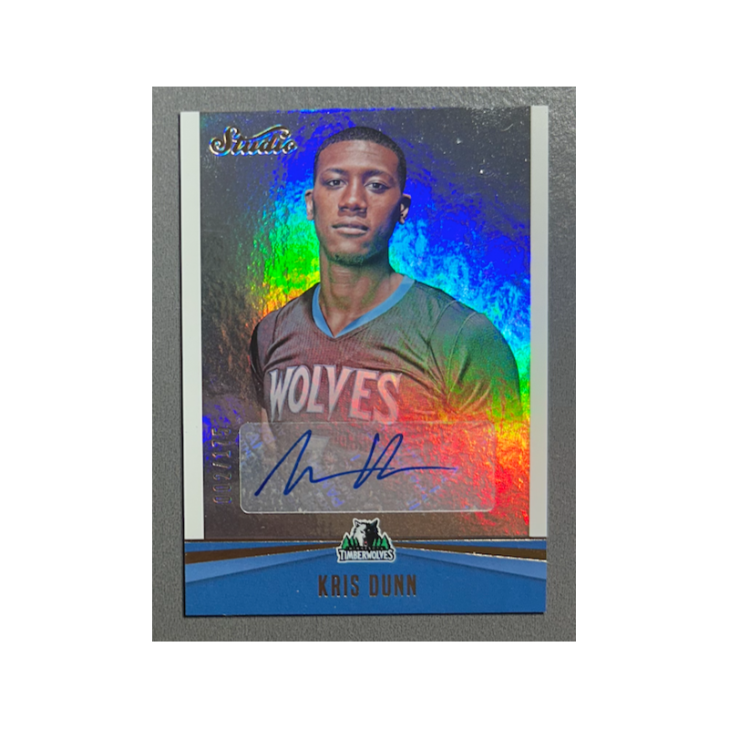 KRIS DUNN 2016-17 Panini Studio autograph 002/175