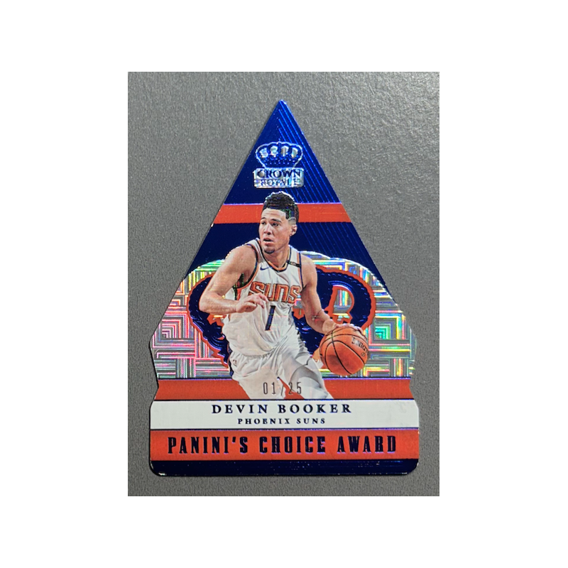 DEVIN BOOKER 2017-18 Crown Royale Panini's Choice Blue 01/25