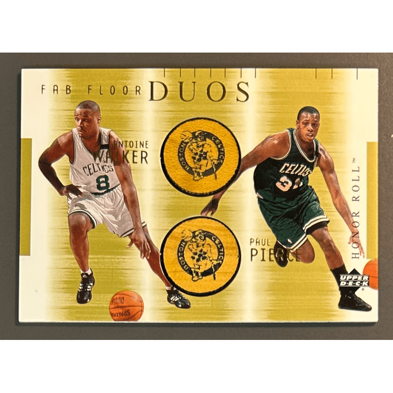 PIERCE / WALKER 2001-02 Upper Deck Honor Roll Fab Floor Duos