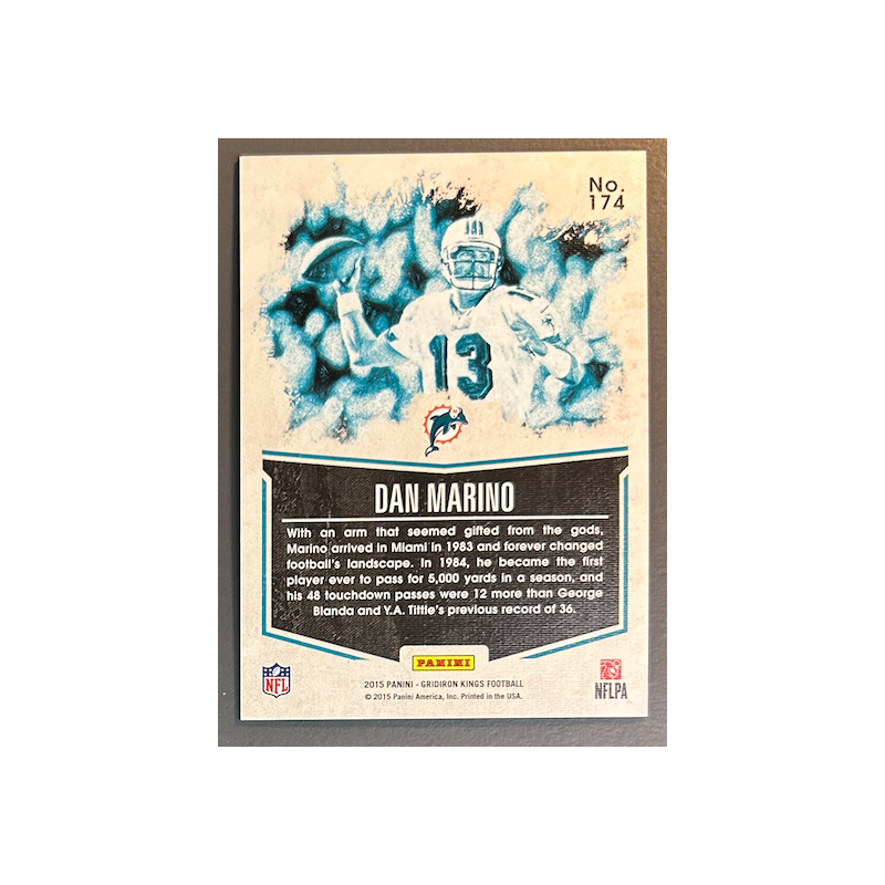 Dan Marino 2015 Panini Gridiron Kings - 174