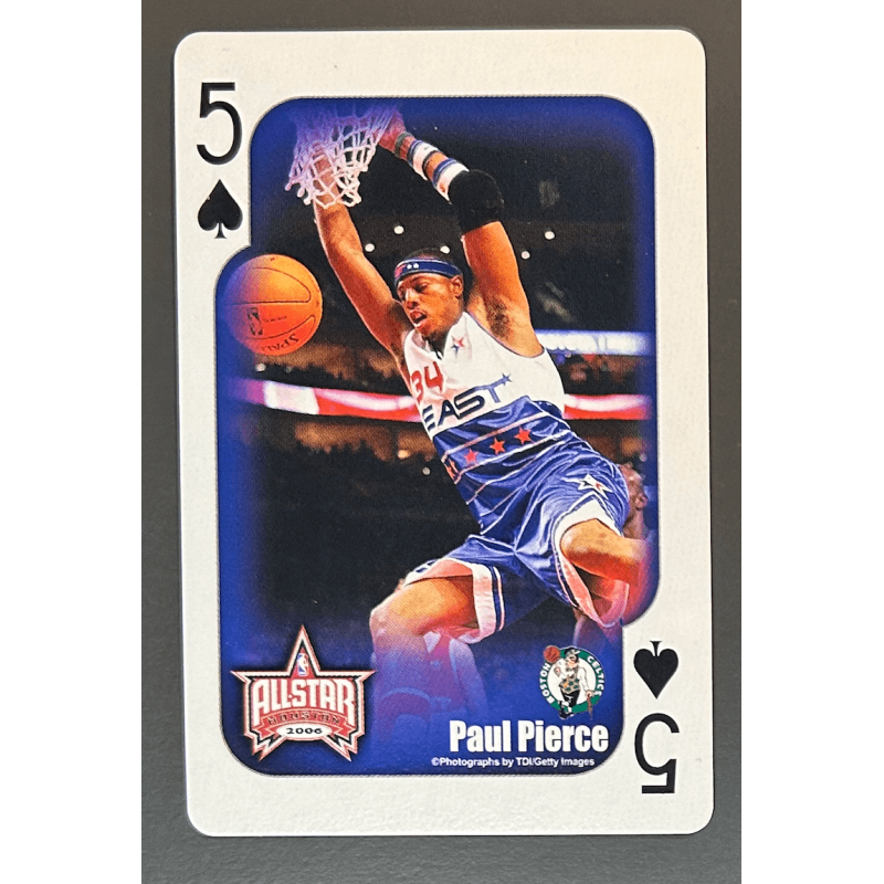Paul Pierce 2006 Houston all-stars Five Spades Playing Card Oddball
