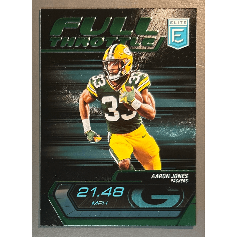 Aaron Jones 2024 Donruss Elite full throttle