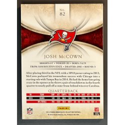 Josh McCown 2014 Panini Immaculate 34/99