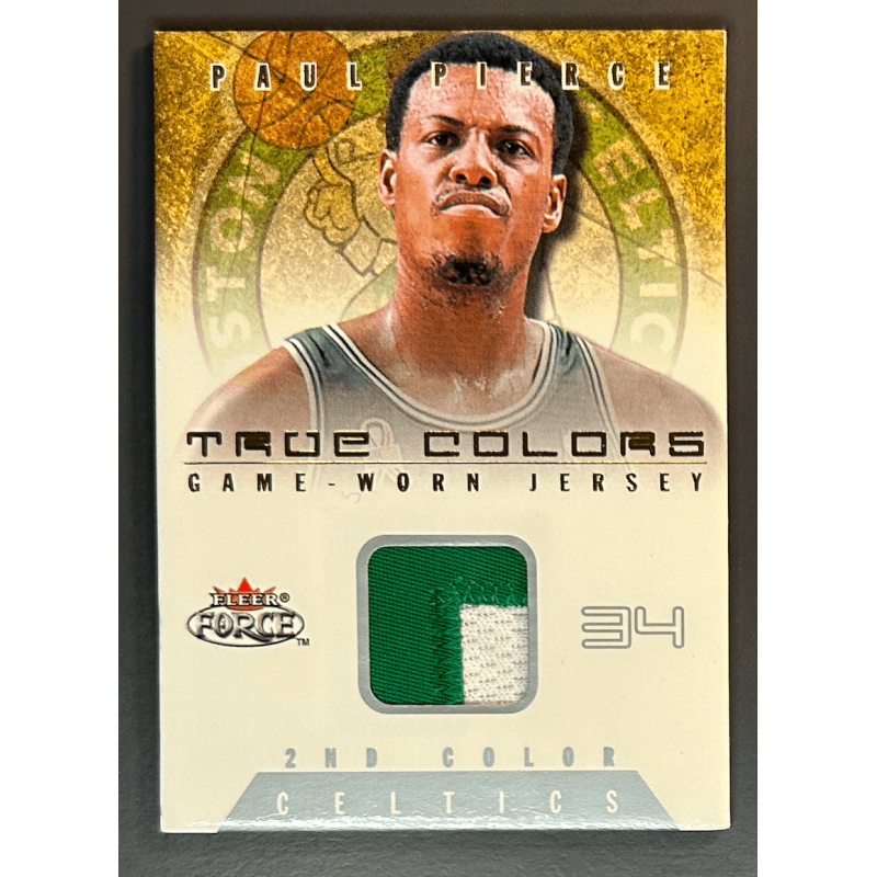 PAUL PIERCE 2001 FLEER FORCE 2 COLORS Patch 140/200