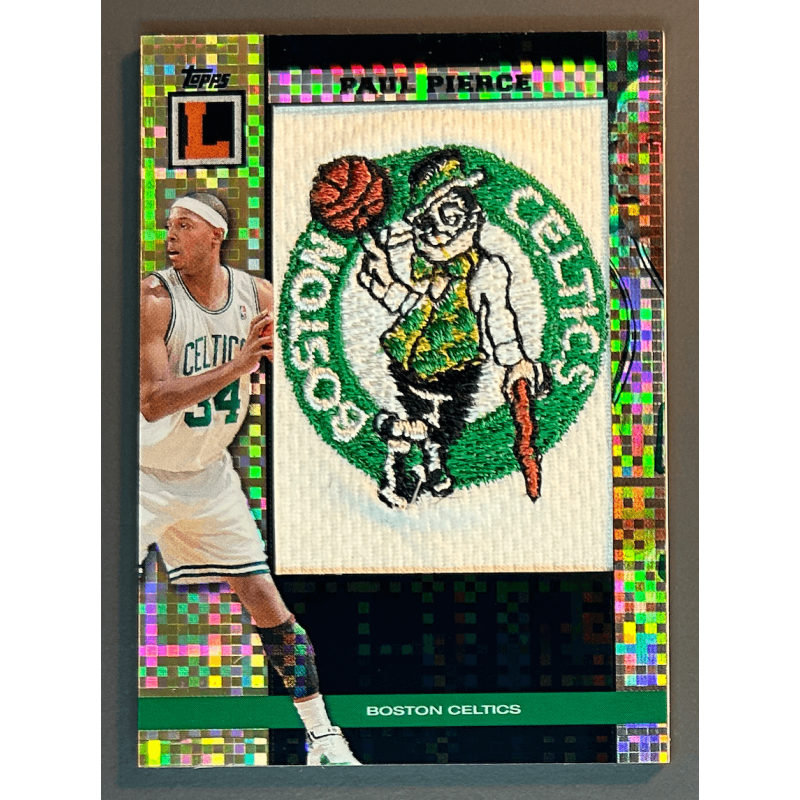 PAUL PIERCE 2007 TOPPS TEAM LOGO SUPER-FRACTOR 1/1