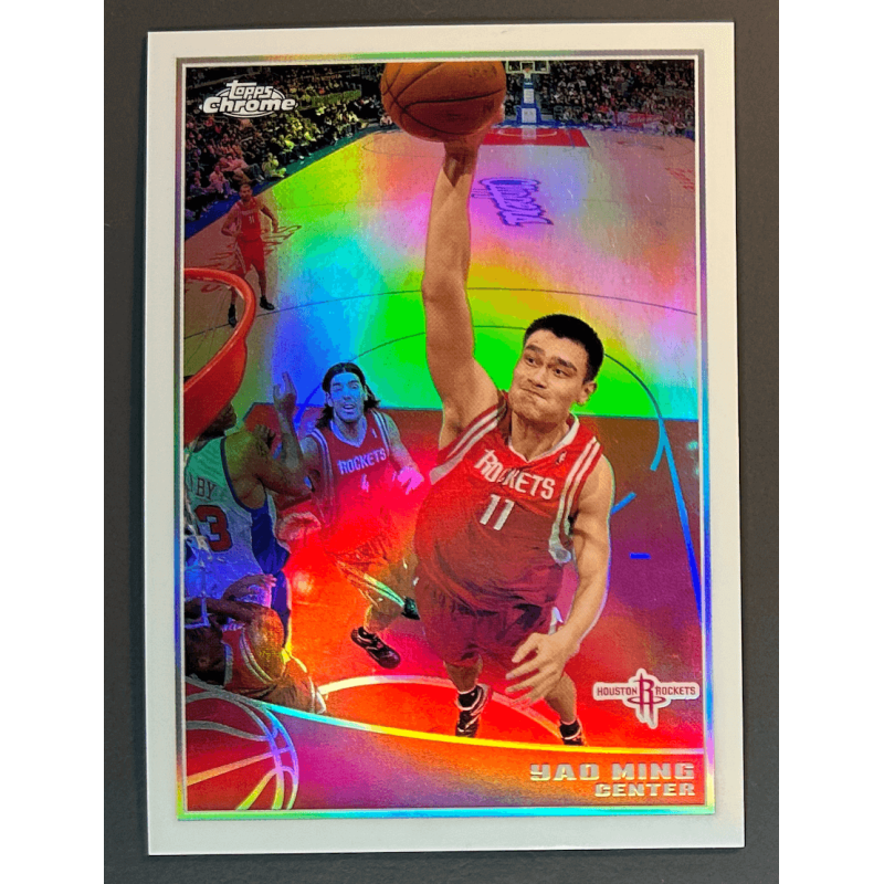 YAO MING 2009 TOPPS CHROME REFRACTOR 061/500