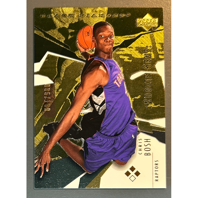 CHRIS BOSH 2003 UD BLACK DIAMOND TRIPLE DIAMOND 086/100