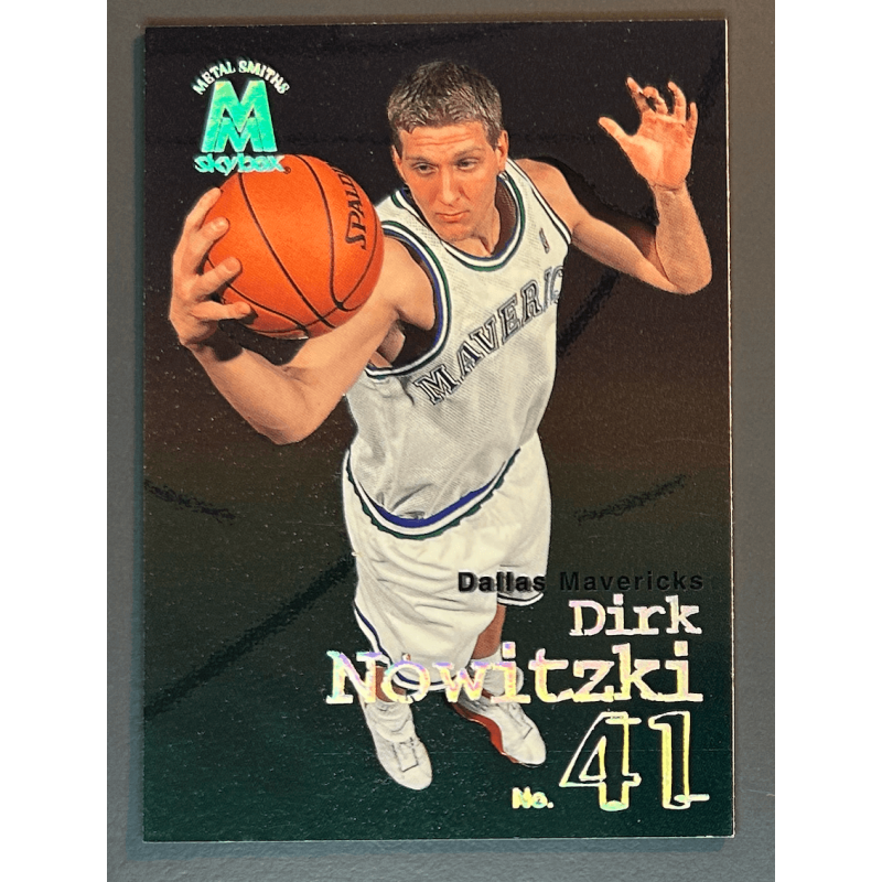 DIRK NOWITZKI 1998 SKYBOX METAL MOLTEN METAL Rookie