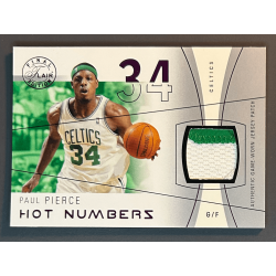PAUL PIERCE 2003 FLAIR FINAL EDITION HOT NUMBERZ PATCH 01/01