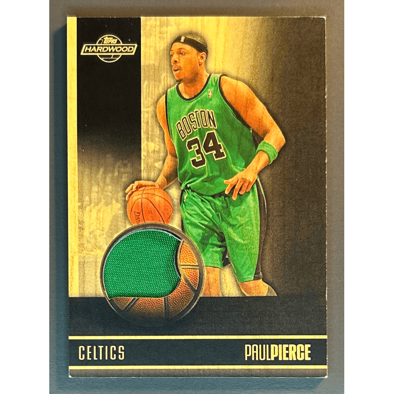 PAUL PIERCE 2008 TOPPS HARDWOOD EBONY JERSEY 1/1