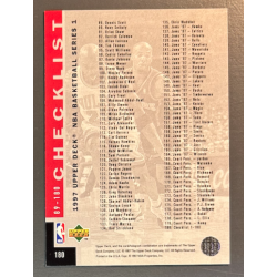 MICHAEL JORDAN 1996-97 Upper Deck Checklist - 180