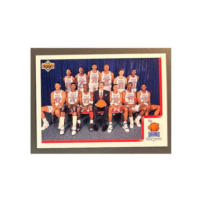MICHAEL JORDAN 1991-92 Upper Deck East All-Star Checklist - 449