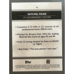 Satchel Paige 2024 Topps Tribute - 11