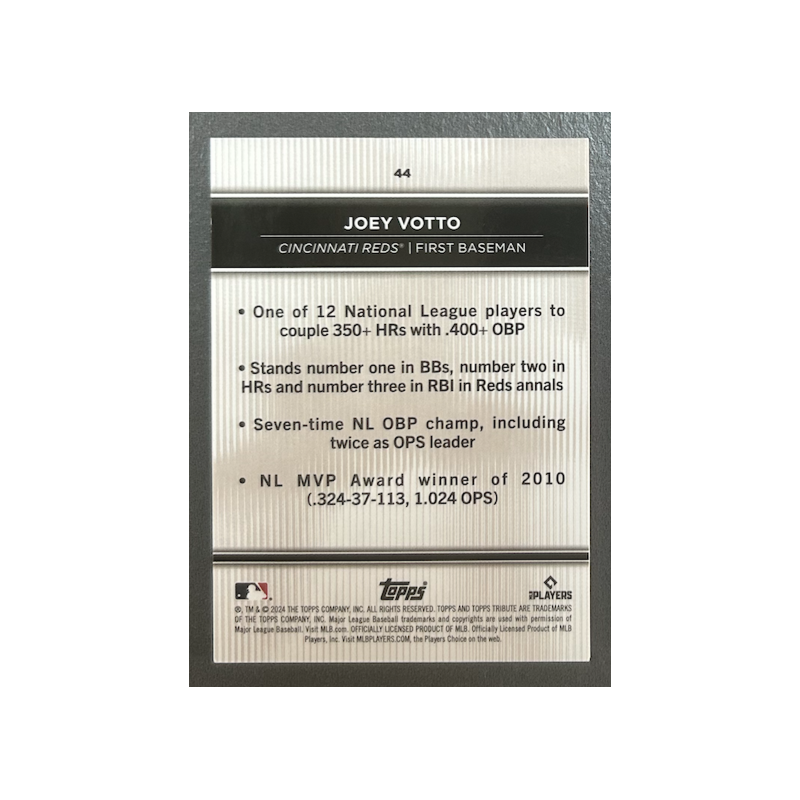 Joey Votto 2024 Topps Tribute - 44