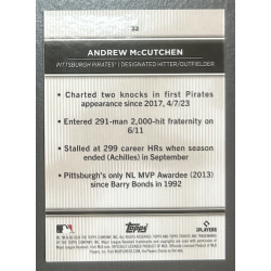 Andrew McCutchen 2024 Topps Tribute - 32