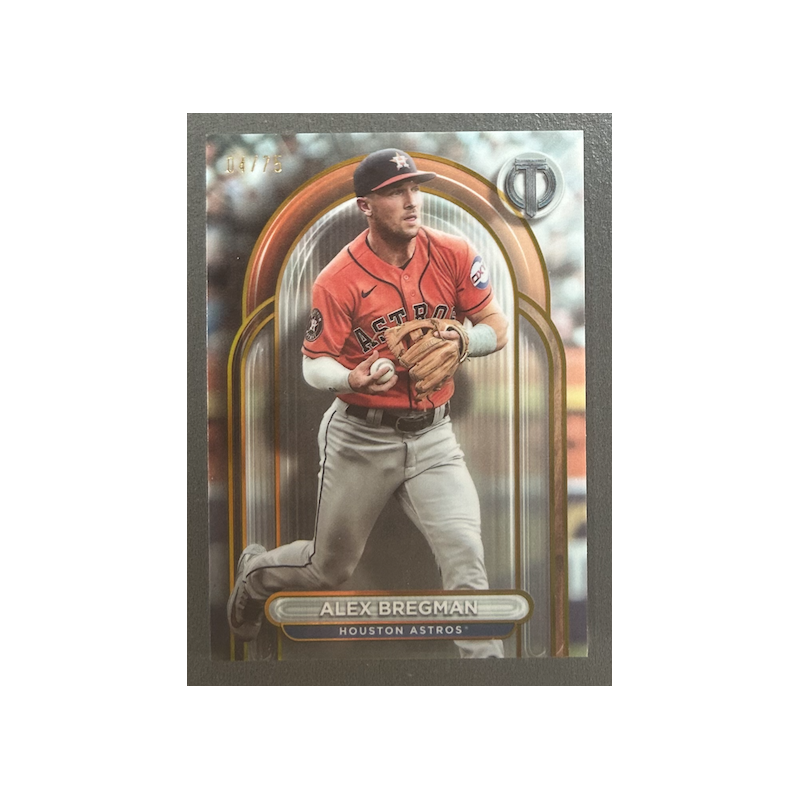 Alex Bregman 2024 Topps Tribute Gold 04/75