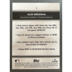 Alex Bregman 2024 Topps Tribute Gold 04/75