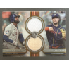 Yordan Alvarez / Alex Bregman 2024 Topps Tribute dual relic 63/75