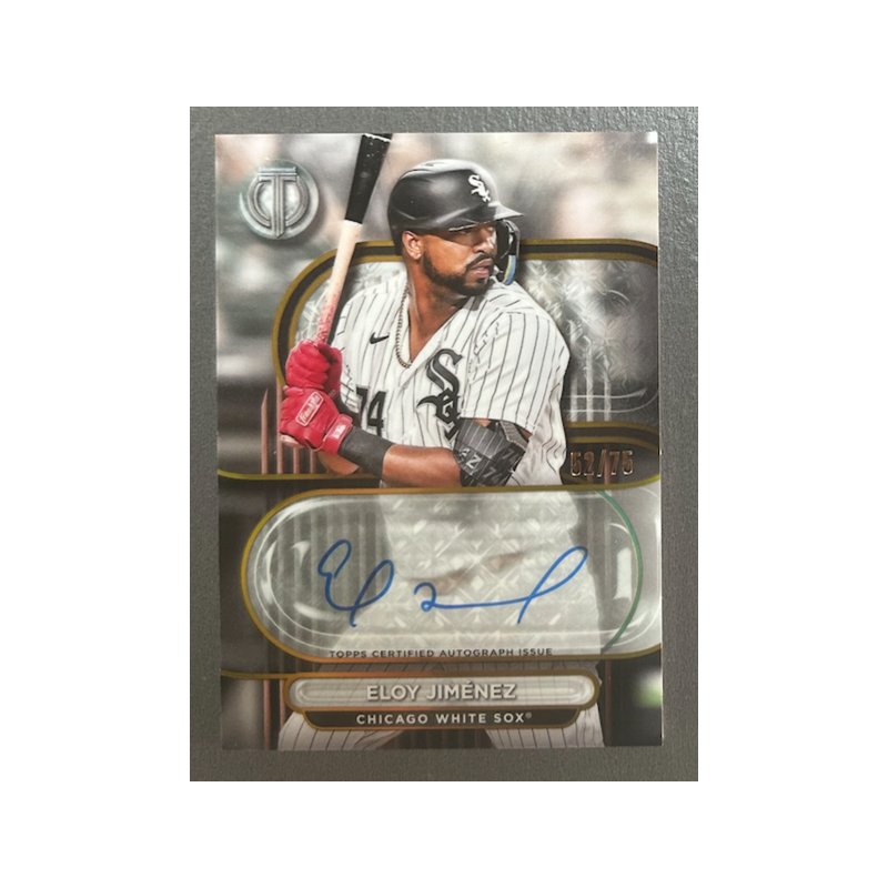 Eloy Jimenez 2024 Topps Tribute Autograph 52/75