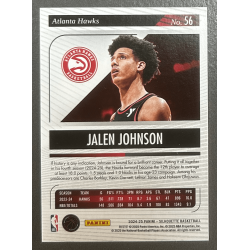 Jalen Johnson 2024-25 Panini Silhouette silver 076/149