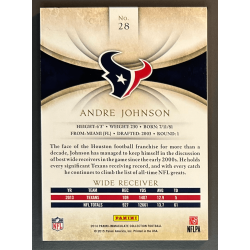 Andre Johnson 2014 Panini Immaculate 10/99