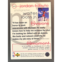 MICHAEL JORDAN 1997 Upper Deck Michael Jordan Tribute MJ14