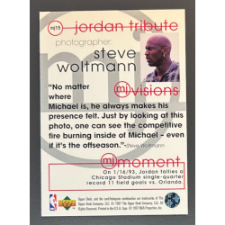MICHAEL JORDAN 1997 Upper Deck Michael Jordan Tribute MJ15