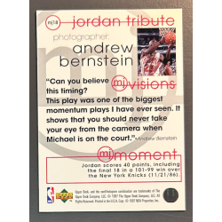 MICHAEL JORDAN 1997 Upper Deck Michael Jordan Tribute MJ18