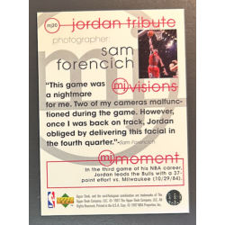 MICHAEL JORDAN 1997 Upper Deck Michael Jordan Tribute MJ20