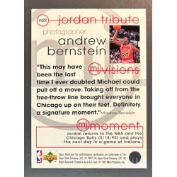 MICHAEL JORDAN 1997 Upper Deck Michael Jordan Tribute MJ22