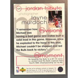MICHAEL JORDAN 1997 Upper Deck Michael Jordan Tribute MJ28