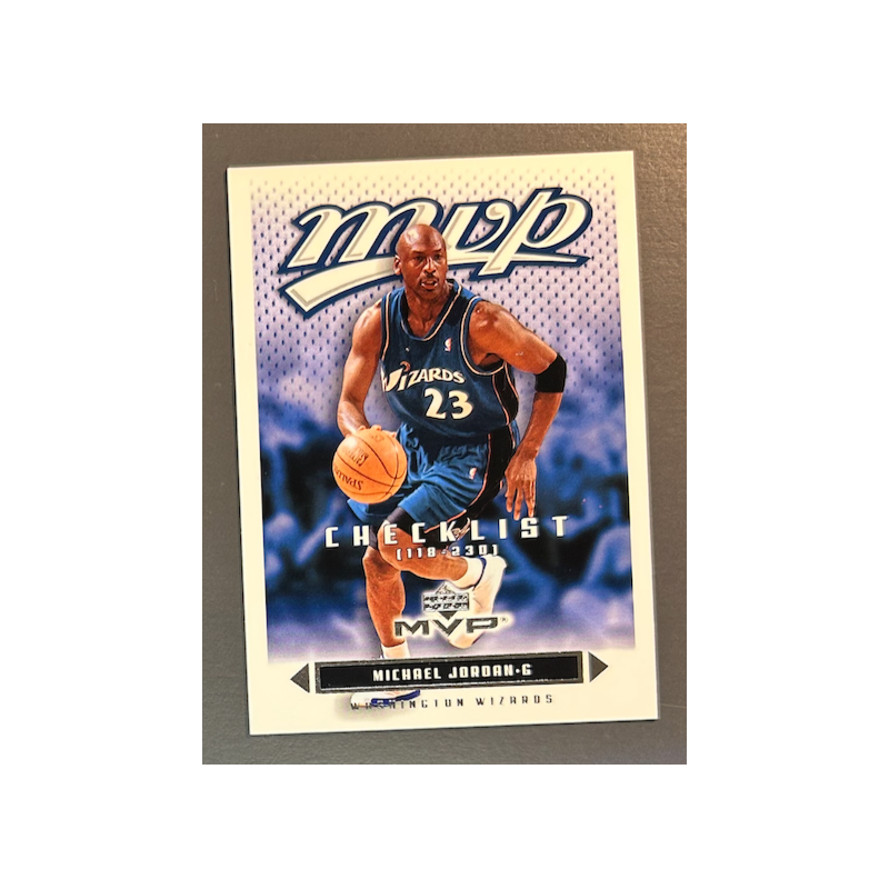MICHAEL JORDAN 2003-04 Upper Deck MVP Checklist - 200