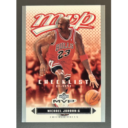 MICHAEL JORDAN 2003-04 Upper Deck MVP Silver Checklist - 199