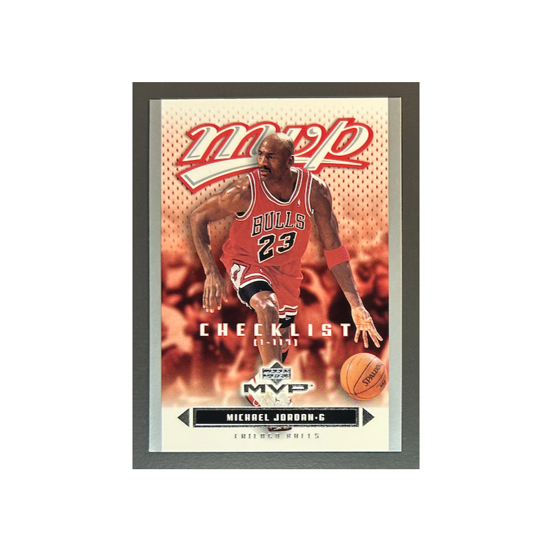 MICHAEL JORDAN 2003-04 Upper Deck MVP Silver Checklist - 199
