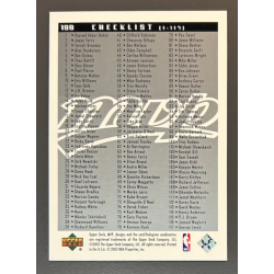 MICHAEL JORDAN 2003-04 Upper Deck MVP Silver Checklist - 199