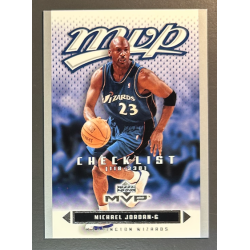MICHAEL JORDAN 2003-04 Upper Deck MVP Silver Checklist - 200