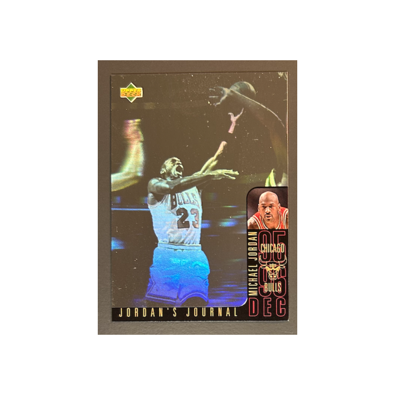 MICHAEL JORDAN 1996-97 Collector's Choice International French Jordan's Journal J2 /December