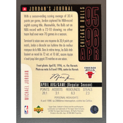 MICHAEL JORDAN 1996-97 Collector's Choice International French
