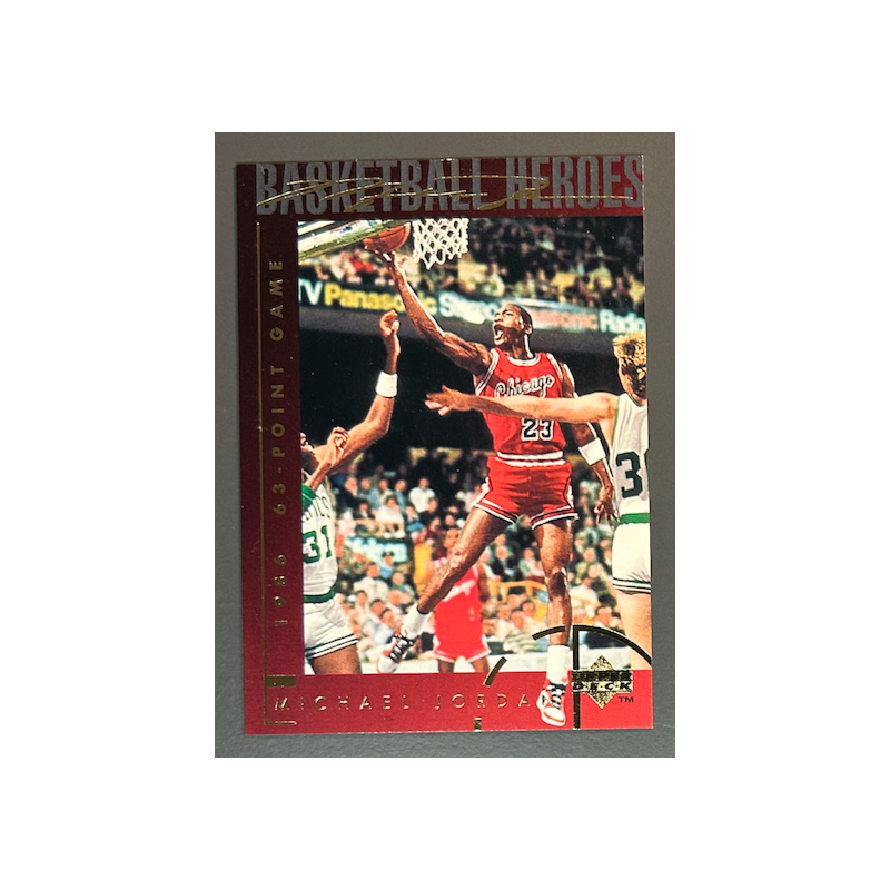 Michael Jordan 1994-95 Upper Deck Jordan Heroes 86 63-Point Game
