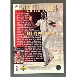 Michael Jordan 1994-95 Upper Deck Jordan Heroes 86 63-Point Game
