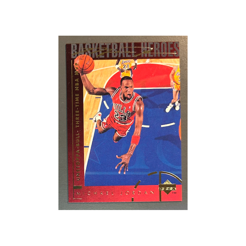 Michael Jordan 1994-95 Upper Deck Jordan Heroes 88 3-time nba mvp