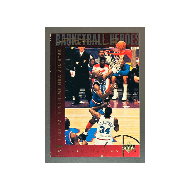 MICHAEL JORDAN 1994-95 Upper Deck Jordan Heroes 85-93 9-Time AS