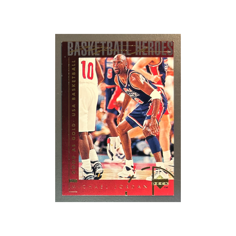 MICHAEL JORDAN 1994-95 Upper Deck Jordan Heroes good as gold