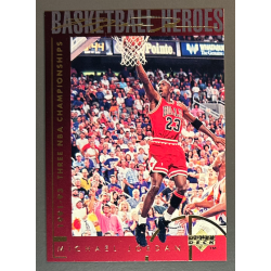 MICHAEL JORDAN 1994-95 Upper Deck Jordan Heroes three NBA champ