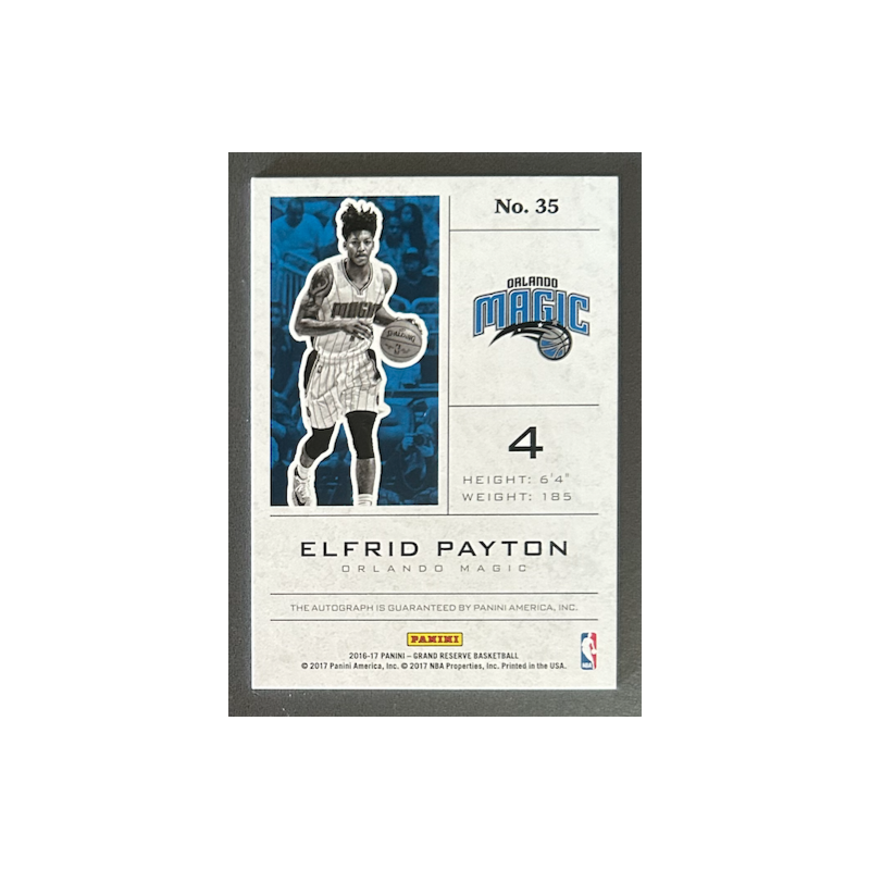 ELFRID PAYTON 2016-17 Panini Grand Reserve Upper Tier Signatures /99