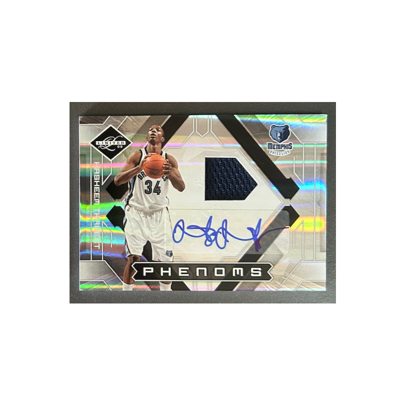 HASHEEM THABEET 2009-10 Panini Limited jersey Autograph 47/299