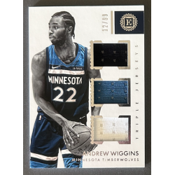 ANDREW WIGGINS 2017-18 Panini Encased Triple Jerseys 12/99