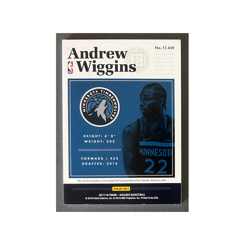 ANDREW WIGGINS 2017-18 Panini Encased Triple Jerseys 12/99